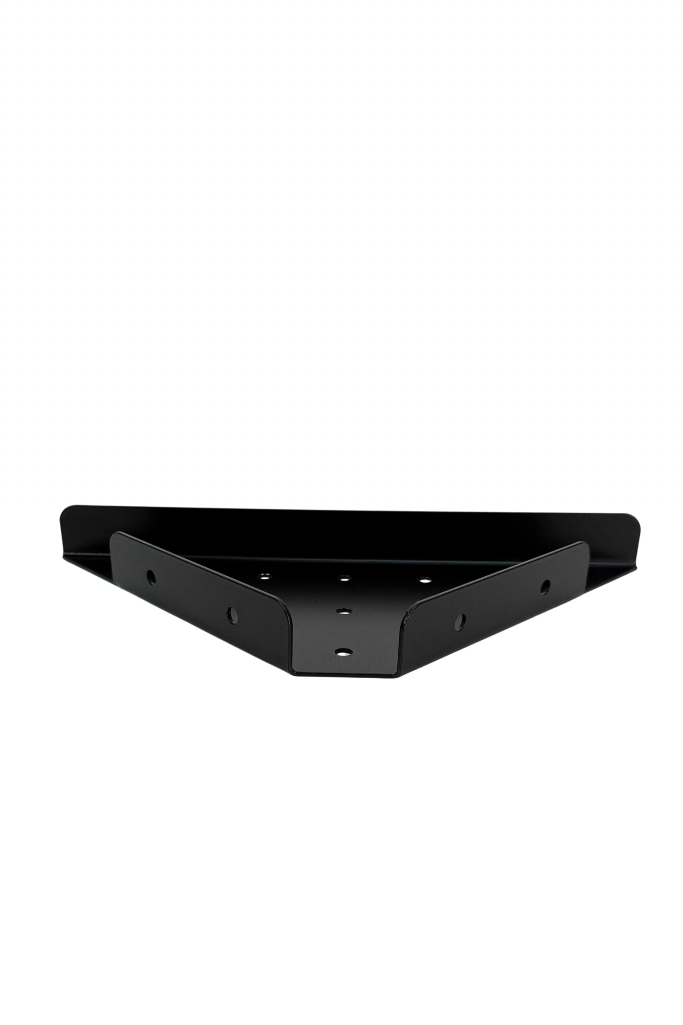 Corner shower shelf