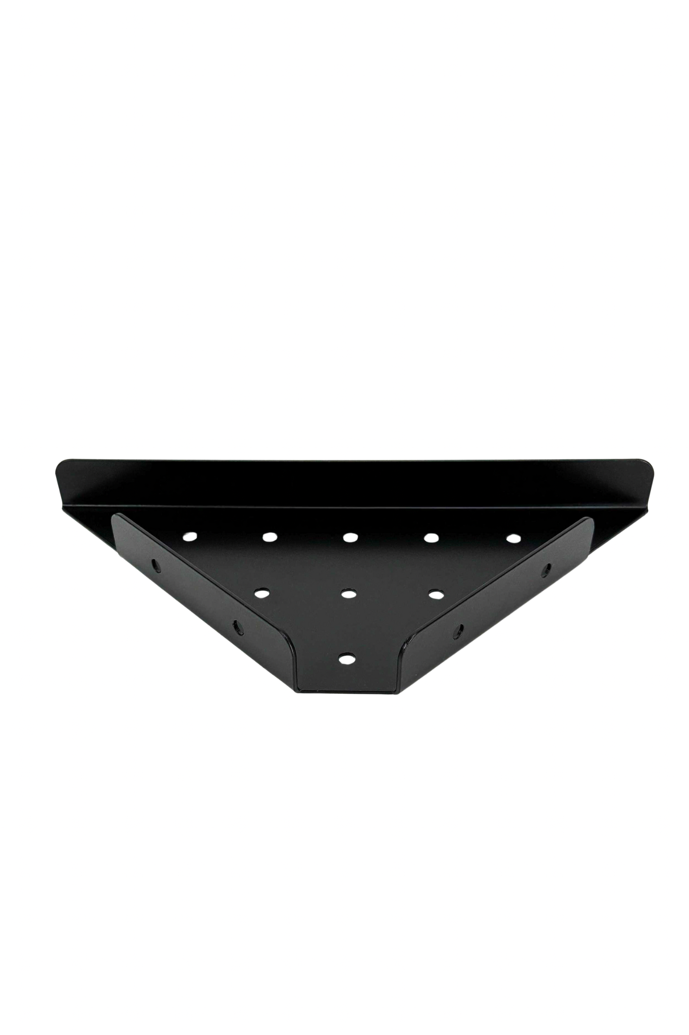Corner shower shelf