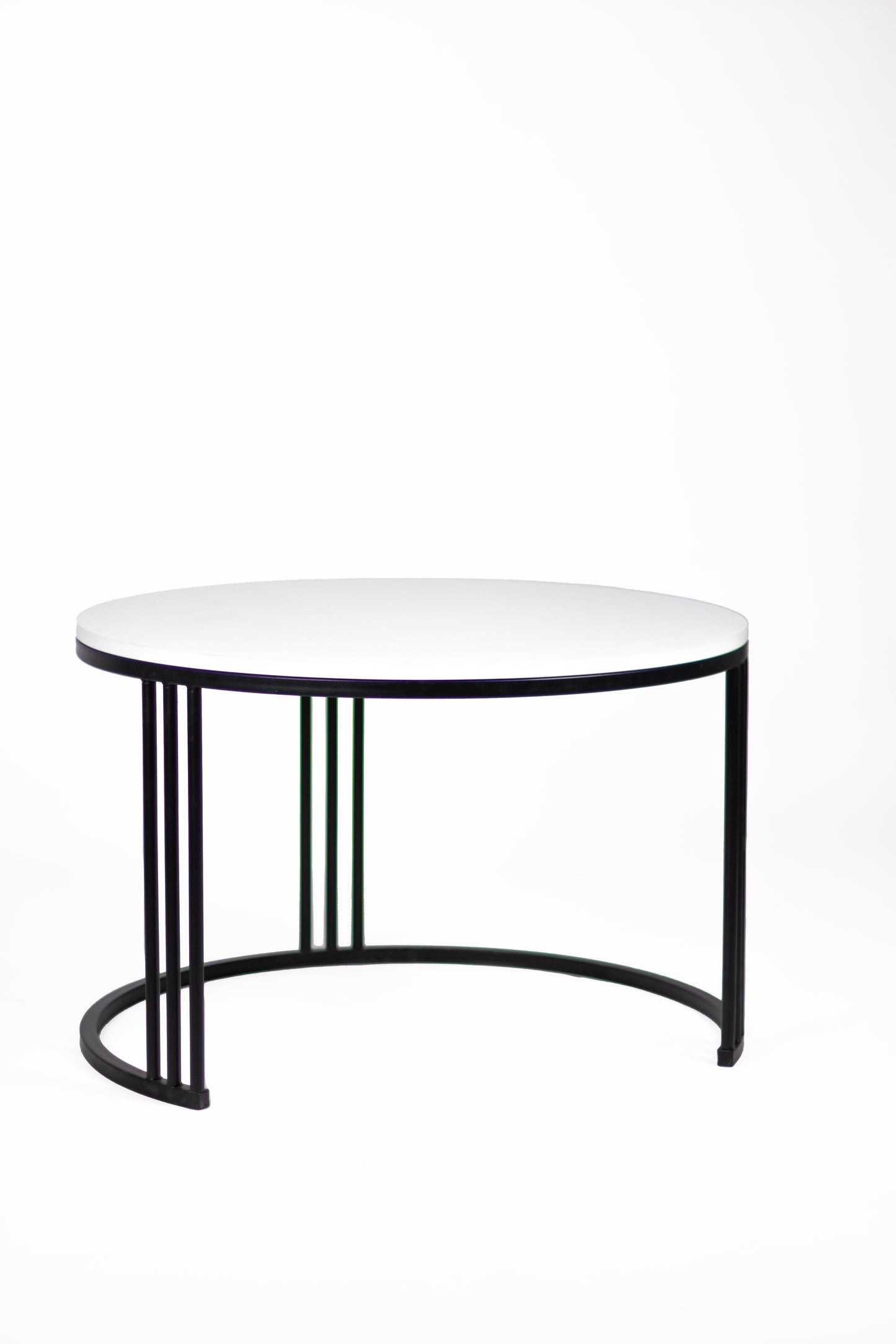 Steel and MDF coffee table
