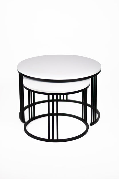 Steel and MDF coffee table